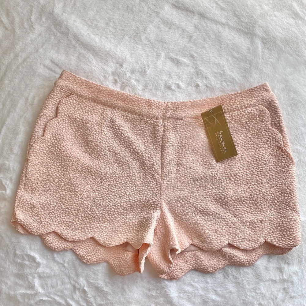 Francesca’s Boutique Blush Shorts in Size Large